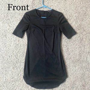 As U Wish | Black Quarter Sleeve Dress